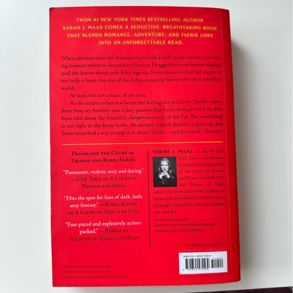 A Court of Thorns and Roses - Series Book 1, by Sarah J Maas - Picture 2 of 5